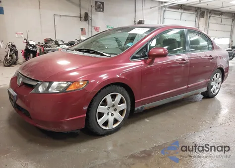 2007 Honda Civic Lx из США, поврежденный, VIN 2HGFA16537H503514